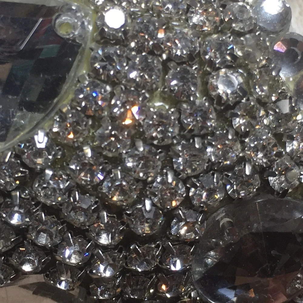 Marc Defang bling bedazzle rhinestone shoes